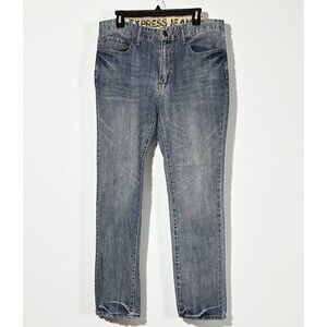 Express Jeans Mens 34X32 Blake Loose Fit Boot Cut Denim Pants
